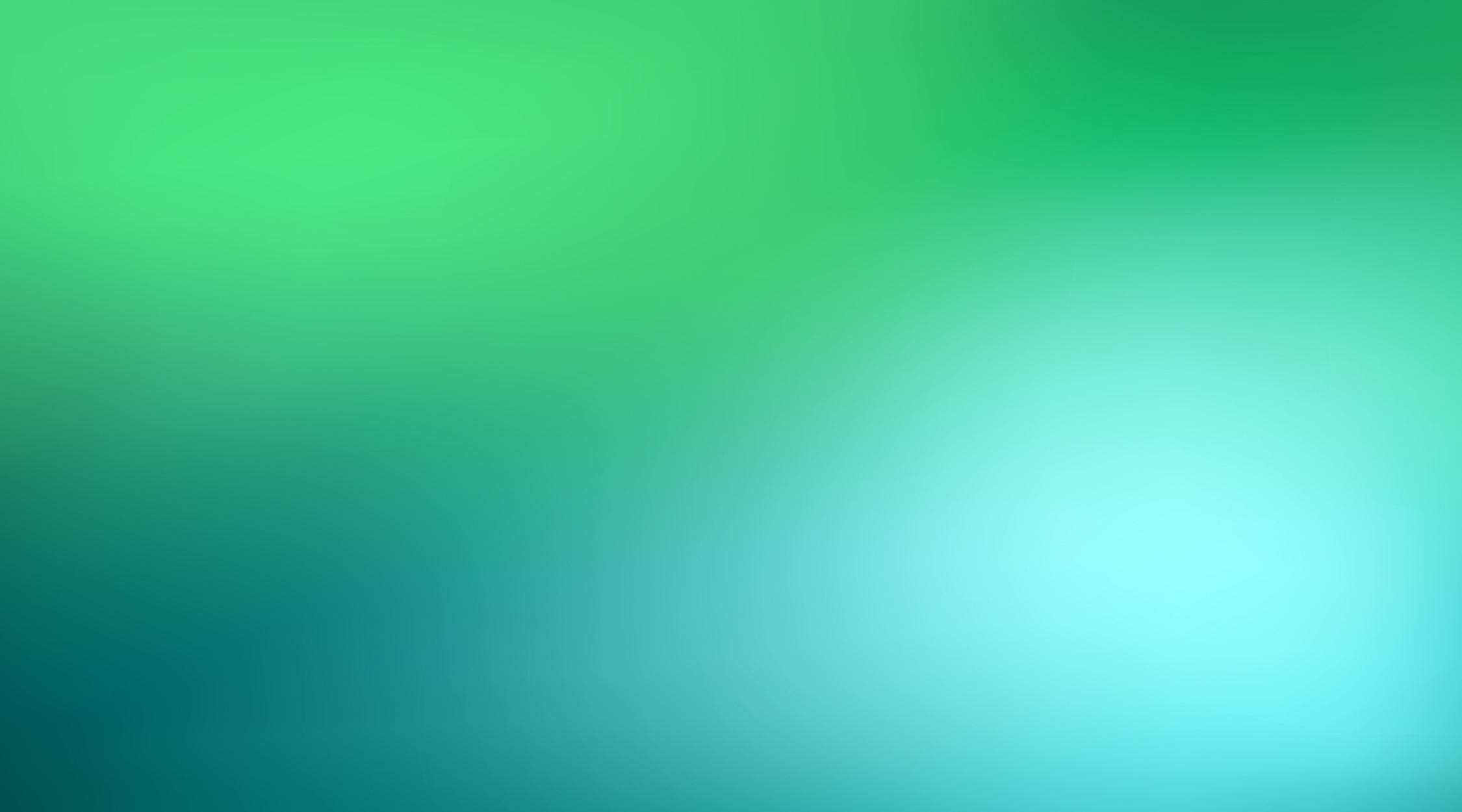Green and Teal Gradient background